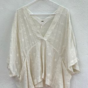 White Embroidered Blouse